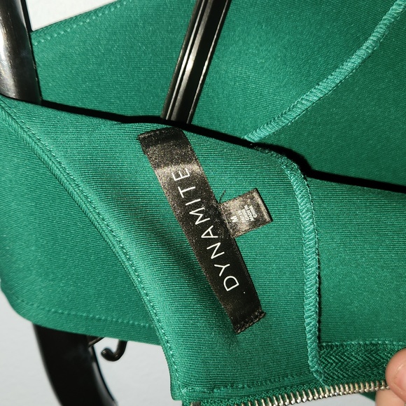 Green bodycon dress - Picture 4 of 7